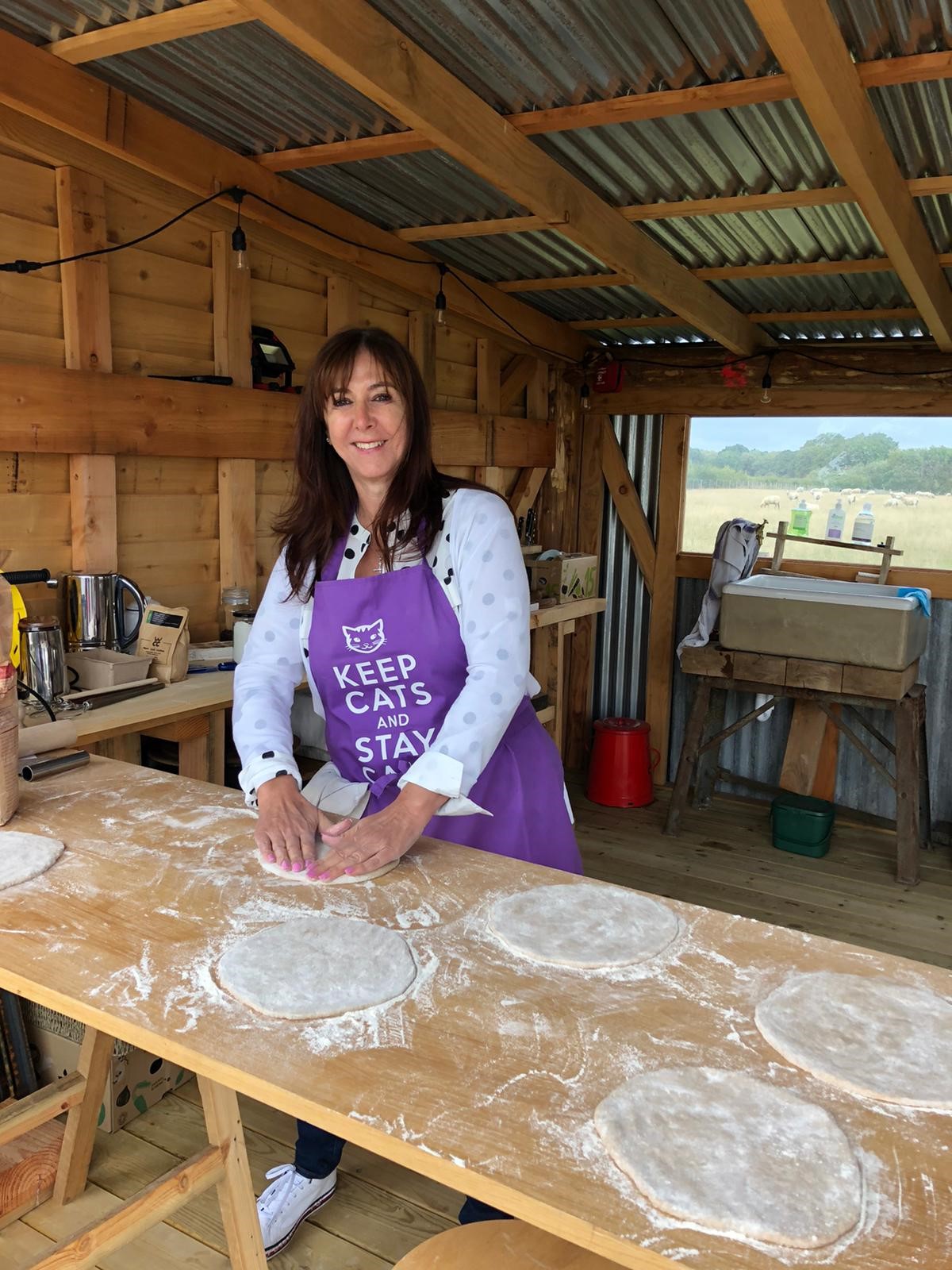 Drix making sourdough bread